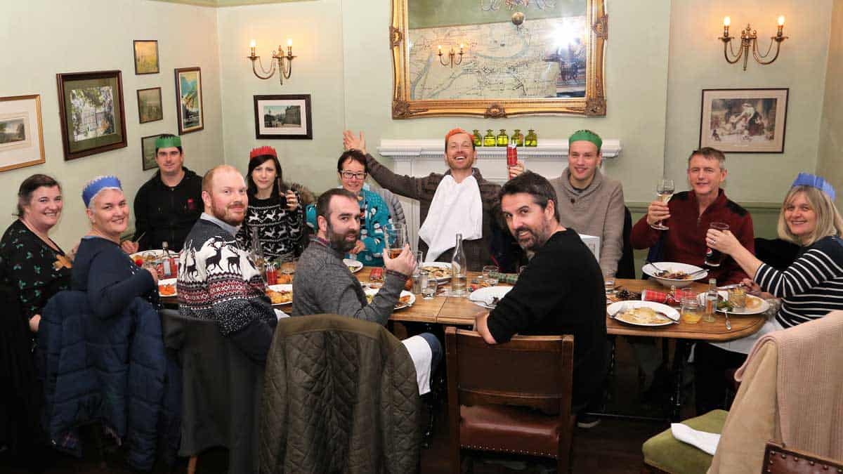 Cromford Creative co-working members Christmas party 2018
